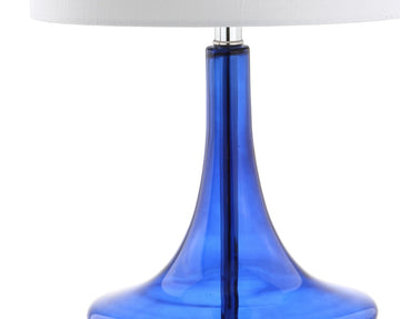 Cecile 25.5" Glass Teardrop LED Table Lamp - JONATHAN Y
